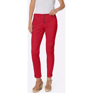 Jeans - Rood - 98% Katoen 2% Elastaan - Normale Taillehoogte