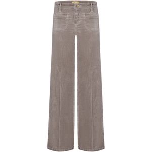 Bootcut corduroy broek met steekzakken, model 'TESS'