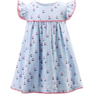 happy girls Jurk  marine / lichtblauw / pitaja roze