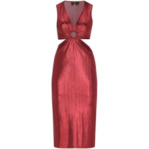 faina Cocktailjurk  rood