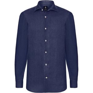Boggi Milano Overhemd  navy