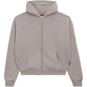 Prohibited - Sweatvest - Taupe - Met Capuchon - Losse Pasvorm