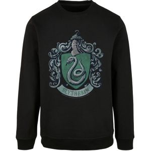 Sweatshirt 'Harry Potter - Distressed Slytherin Crest'