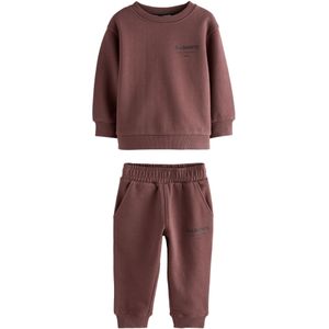 smALLSAINTS Joggingpak 'Underground'  wijnrood / zwart