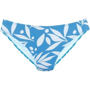 Active by Lascana - Bikinibroekje - Blauw/Wit Gedessineerd - Recycling-Polyamide