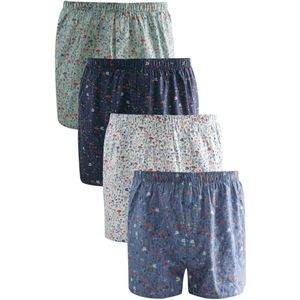 Next Boxershorts  navy / duifblauw / lichtgroen / wit