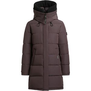 khujo Wintermantel 'Kelsi'  aubergine