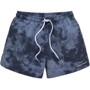 Look - Batik Zwembroek - Blauw/marine - Elastisch Band - Steekzakken