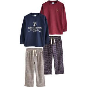 Next Nachtkledij  navy / bordeaux / wit
