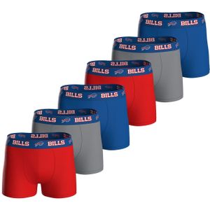 Huddle Boxershorts 'Buffalo Bills'  blauw / grijs / rood / wit
