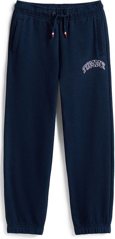 TOMMY HILFIGER Broek  donkerblauw / wit