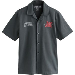 Next Overhemd  donkergrijs / rood / wit