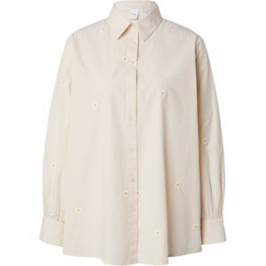 YAS Blouse 'YASDASINA'  crème / oranje / wit