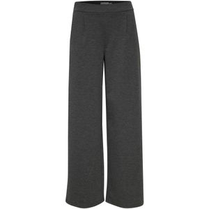ICHI Bandplooibroek 'IHKate'  donkergrijs