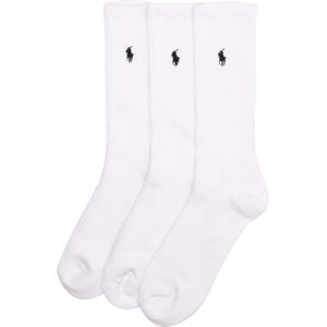 Polo Ralph Lauren - Sokken - Wit - Katoen - 3-Pack