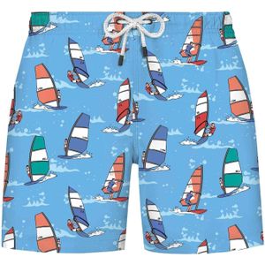 WESTMARK LONDON Zwemshorts  lichtblauw / groen / oranje / wit