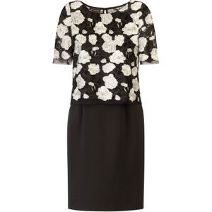 Kraimod Cocktailjurk  crème / zwart