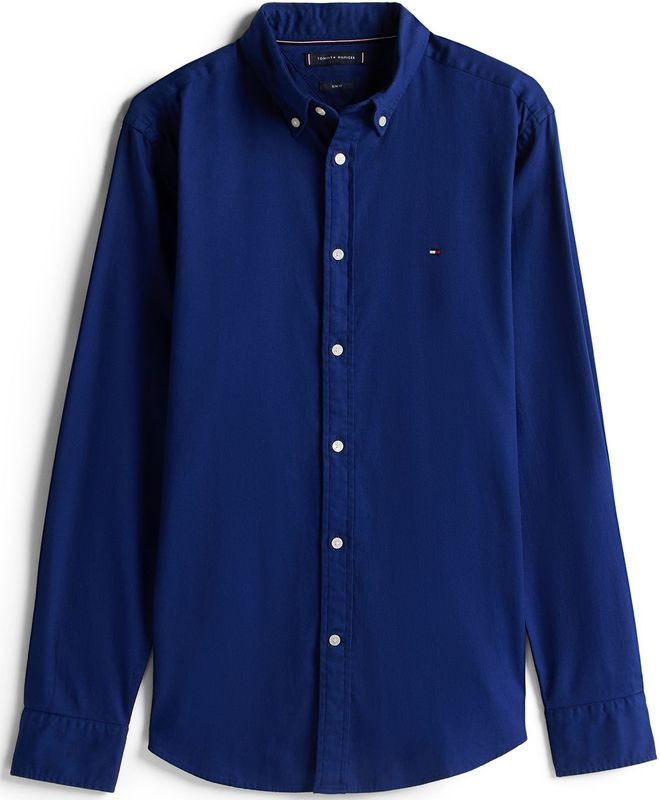 TOMMY HILFIGER Overhemd  donkerblauw / rood / wit