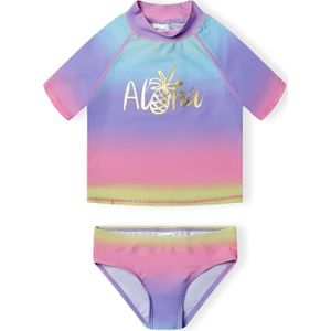 MINOTI Badpak  lichtblauw / pasteelgeel / goud / lichtlila