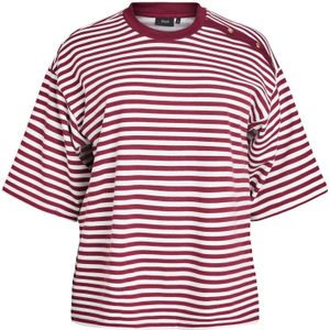 Zizzi Blouse 'Emally'  rood / wit