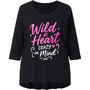 Angel of Style Shirt  pink / zwart / wit