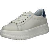 Design - Sneakers - Effen - Glad Leer - Middelhoge Hak