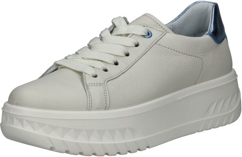 Design - Sneakers - Effen - Glad Leer - Middelhoge Hak