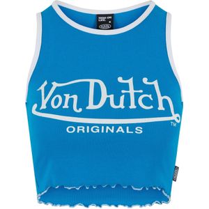 Von Dutch Originals Top 'Ashley'  lichtblauw / wit