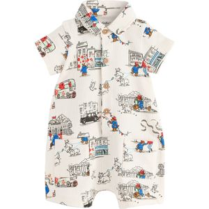 Next Rompertje/body  blauw / rood / zwart / wit