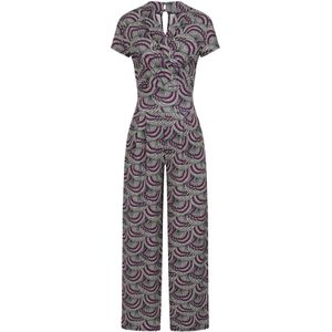 HotSquash Jumpsuit  grijs / lila / donkerlila / zwart