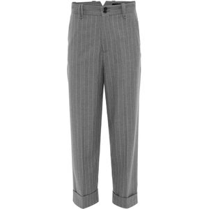 Antioch Pantalon  donkergrijs / offwhite