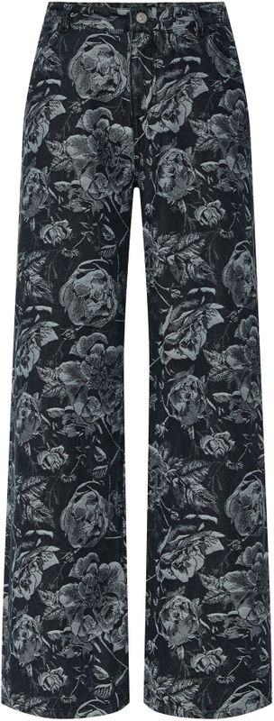 Pcmarosa - Wide Fit Jeans - Mid-waist - Wide-leg Fit