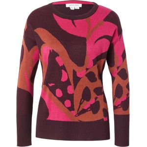 WHITE STUFF Trui 'OLIVE'  cognac / bessen / pink