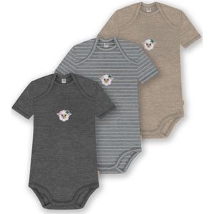 normani Rompertje/body 'Taurang'  beige / grijs / gemengde kleuren