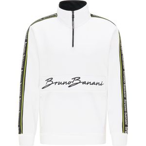 Bruno Banani Sweatshirt 'Morgan'  geel / zwart / wit