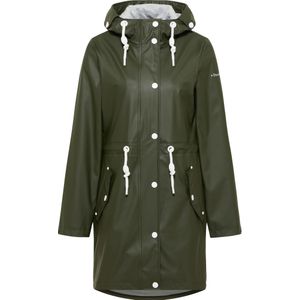 DreiMaster Maritim Functionele mantel  kaki / wit