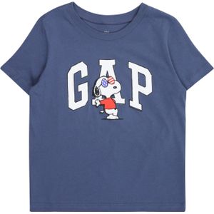 GAP Shirt 'SNOOPY USA'  blauw / rood / wit