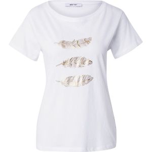 ABOUT YOU Shirt 'Joanna'  goud / wit