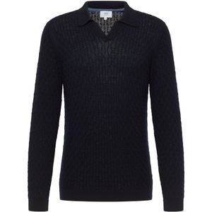 Eterna - Gebreide Trui - Navy - 100% Wol (Merino)