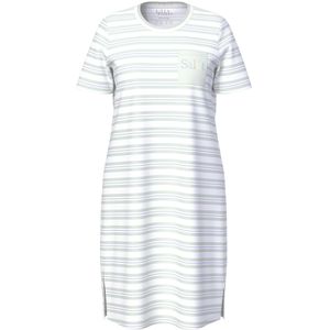 Ulla Popken Nachthemd  lichtgroen / lila / wit