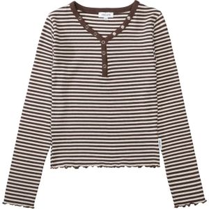 STACCATO Shirt  crème / donkerbruin