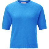 Rich & Royal - Trui - Blauw - Effen - Normale Pasvorm - Halve Mouw