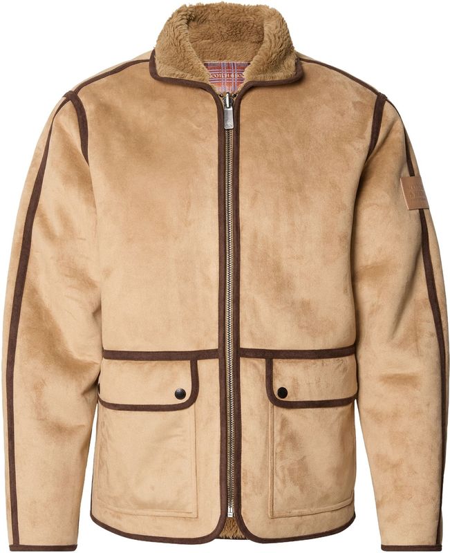 Scotch & Soda - Faux Shearling Jas