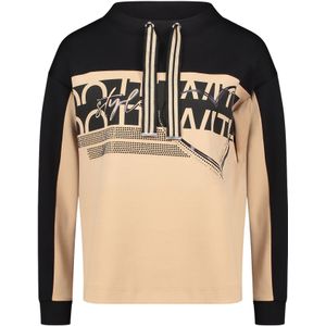 Betty Barclay Sweatshirt  beige / zwart