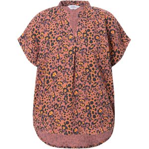 Studio Untold Blouse  bruin / roestbruin
