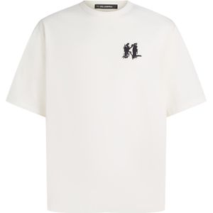 Karl Lagerfeld Shirt  zwart / wit