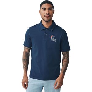 Next Shirt  navy / lichtrood / wit