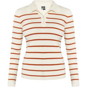 DreiMaster Maritim Trui  karamel / wolwit