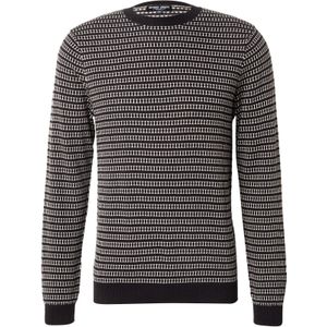 ANTONY MORATO - Trui - Zwart/Wit - Knitwear - Lange Mouw - Gestreept