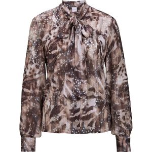 MADELEINE Blouse  bruin / cappuccino / donkerbruin / basaltgrijs